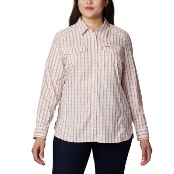 Columbia Ženske Košulje - Silver Ridge Lite Plaid Long Sleeve Plus Size Roze | RCSW-50493